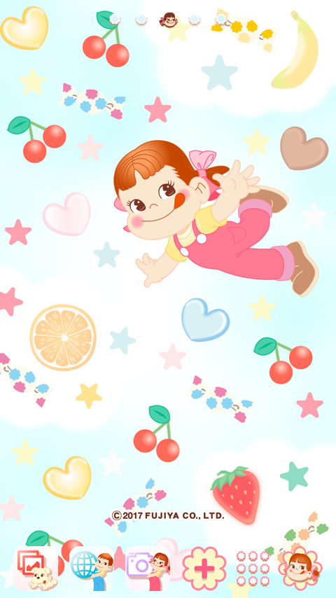 Pastelペコちゃん きせかえタッチ詳細ページ ペコちゃん Cmn Detail Ktouch Set V02 923