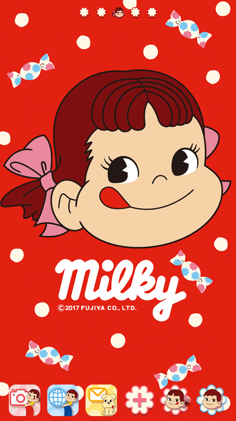 Cute ペコちゃん きせかえタッチ詳細ページ ペコちゃん Cmn Detail Ktouch Set V02 9